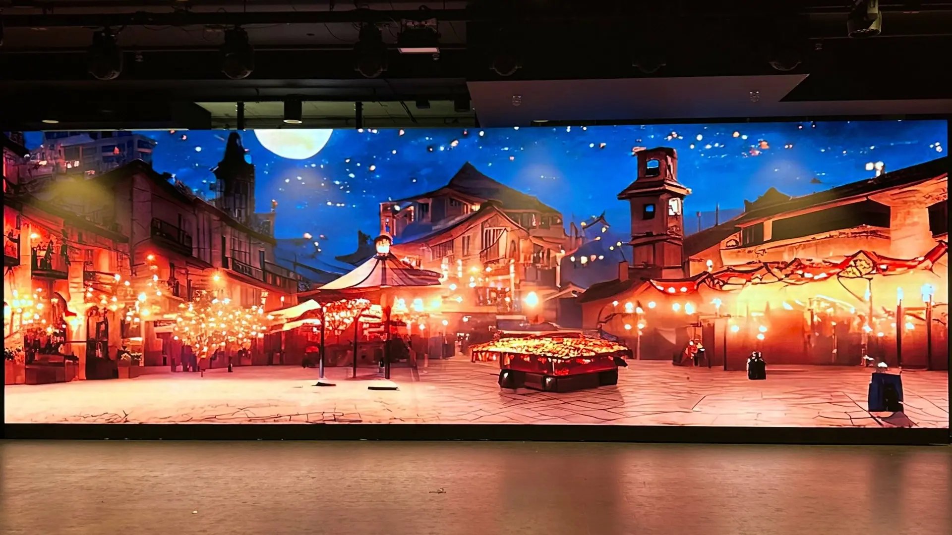 Ekran LED LEDBIM iPX 2,5 jako tło scenograficzne w Teatrze WAM w Warszawie 7