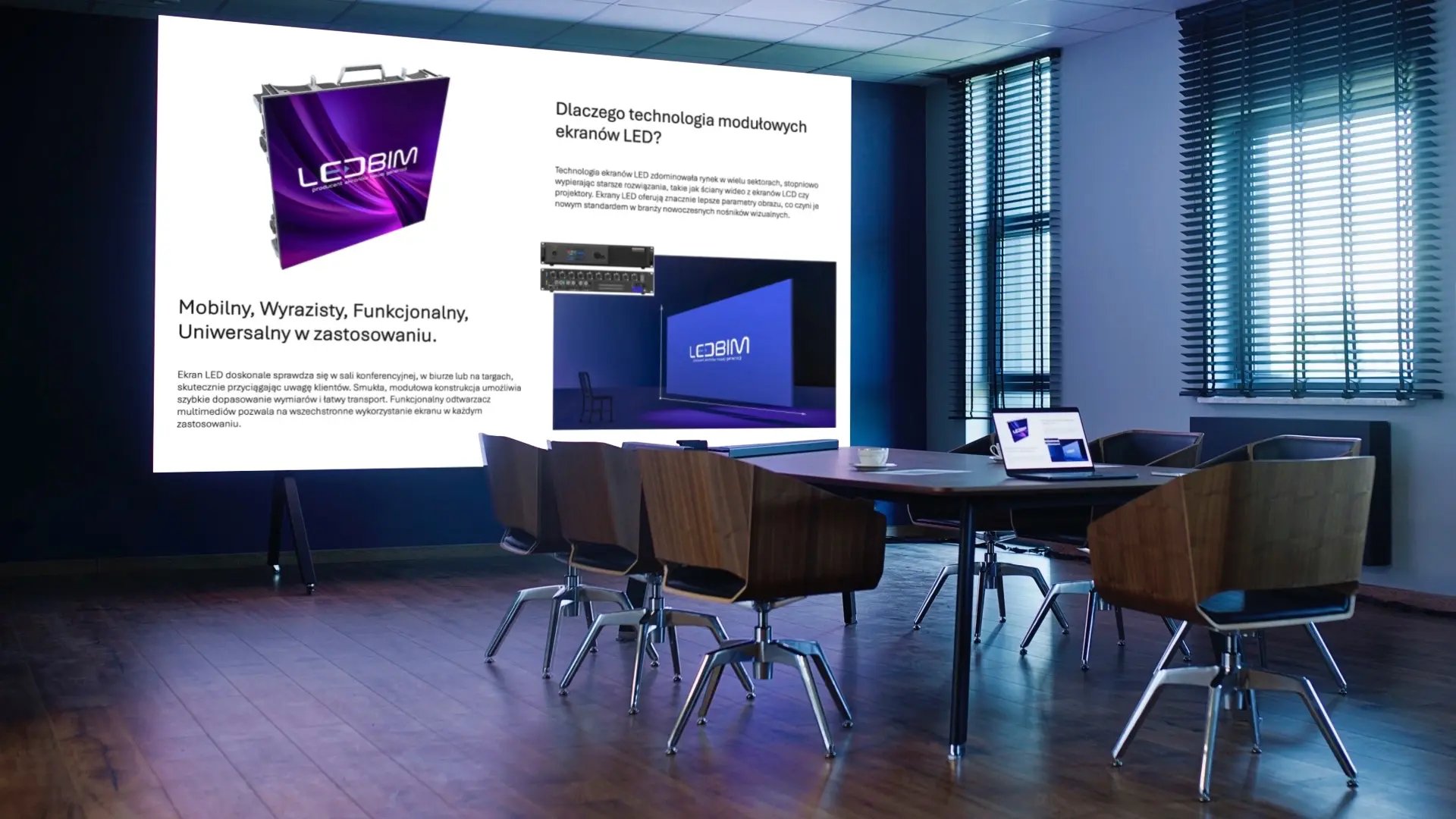 Ekran LED do sali konferencyjnej 4