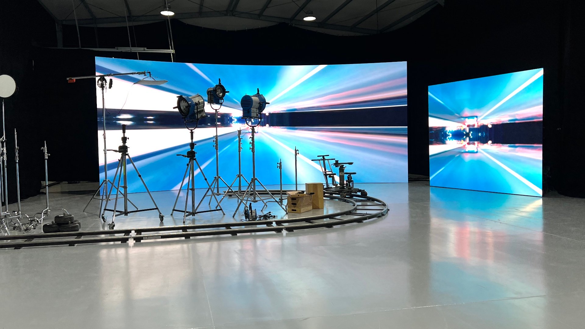 Ekran LED studio wirtualnej produkcji 3