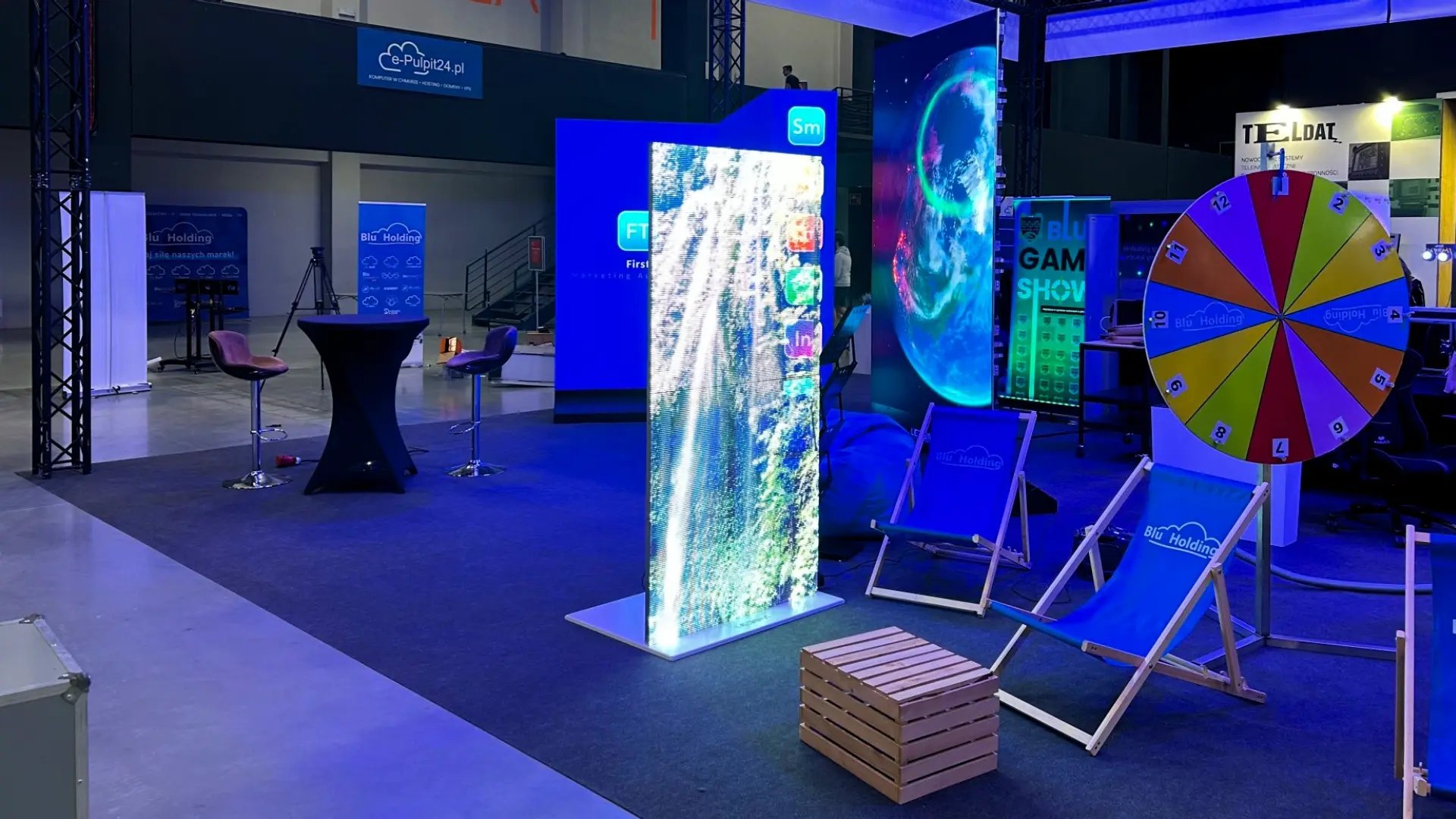 Ekrany LED przenośne na targach 5