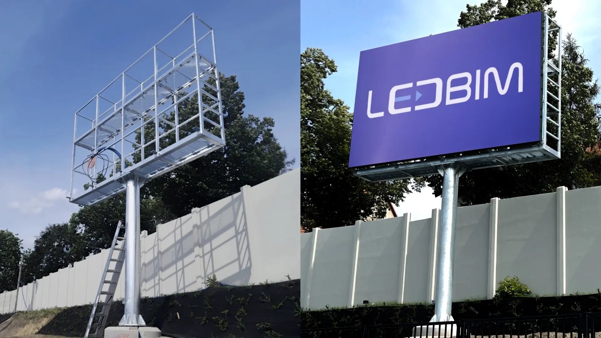 Telebim LEDBIM ZPX 5 na stadionie piłkarskim 2