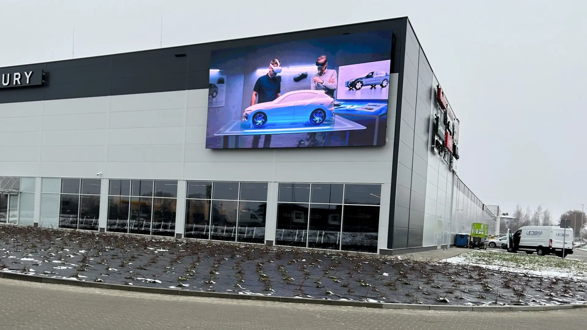 Telebim naścienny wielkoformatowy 4