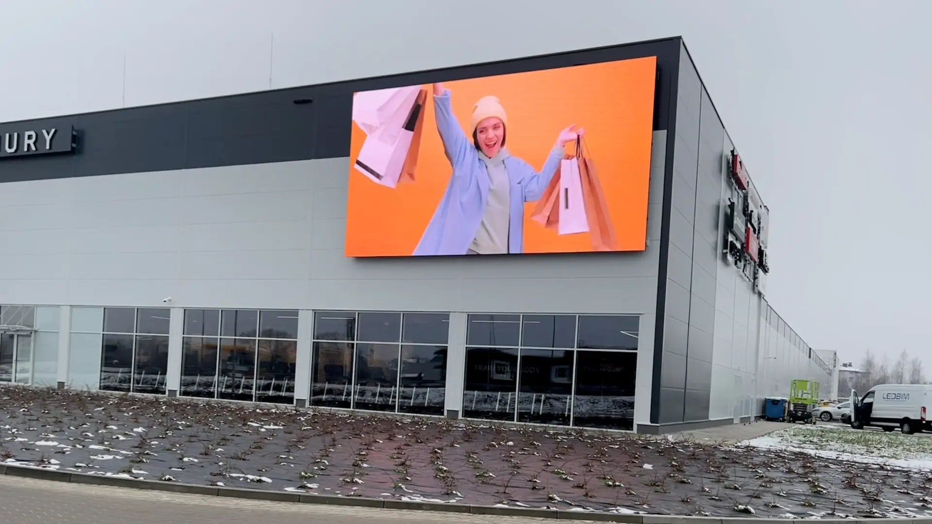 Telebim naścienny wielkoformatowy 7