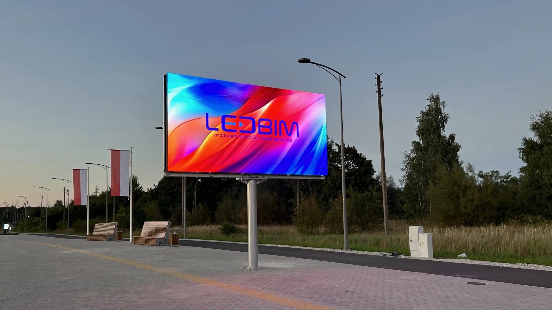 Telebim wolnostojący 1