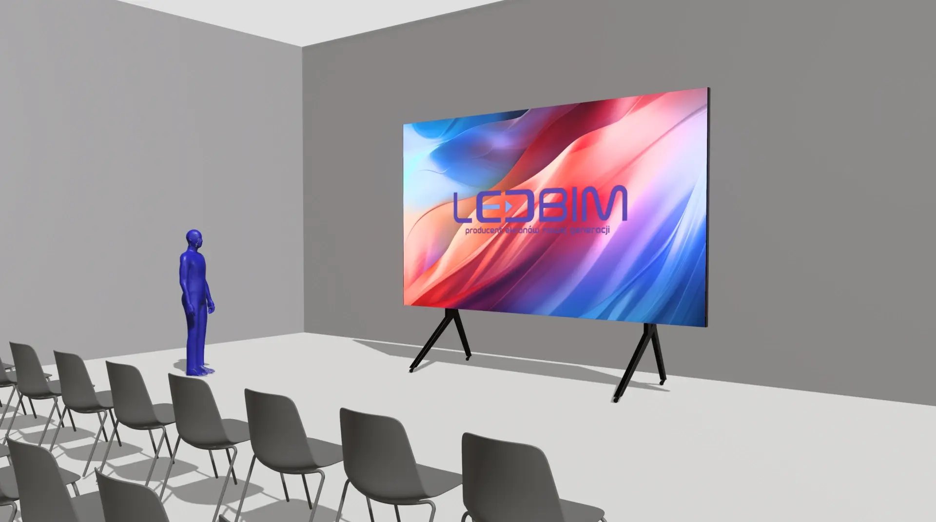 ekran LED iPX konferencyjny 3,84 x 2,24 m