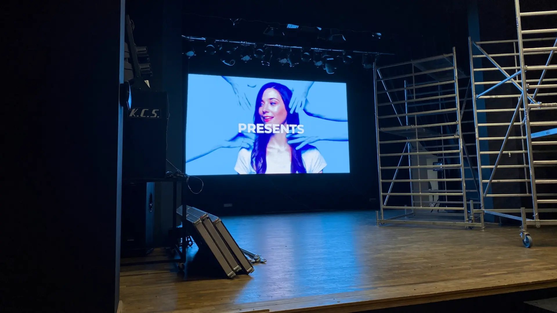 ekran led 1 na scenie