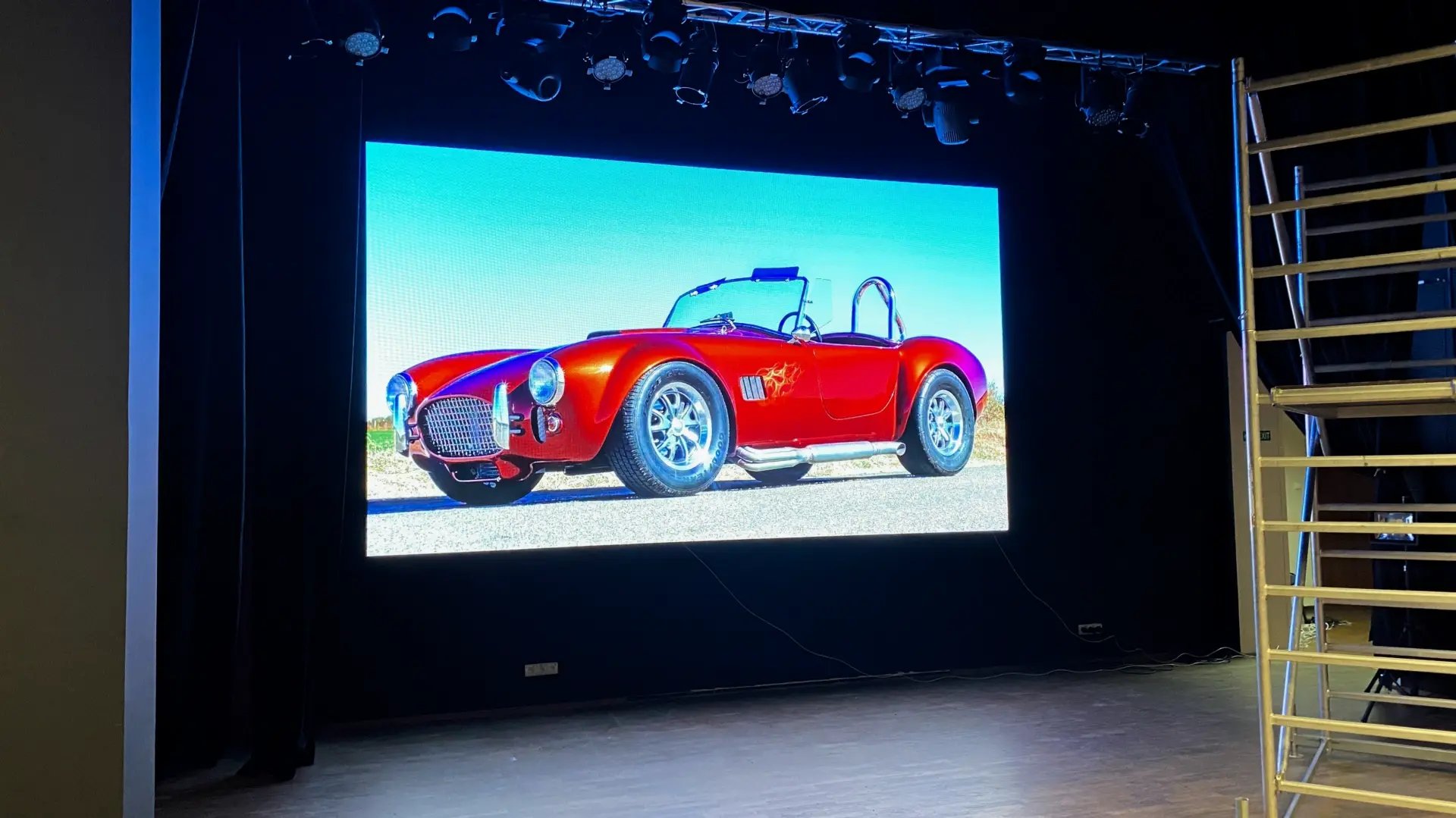 ekran led 3 na scenie