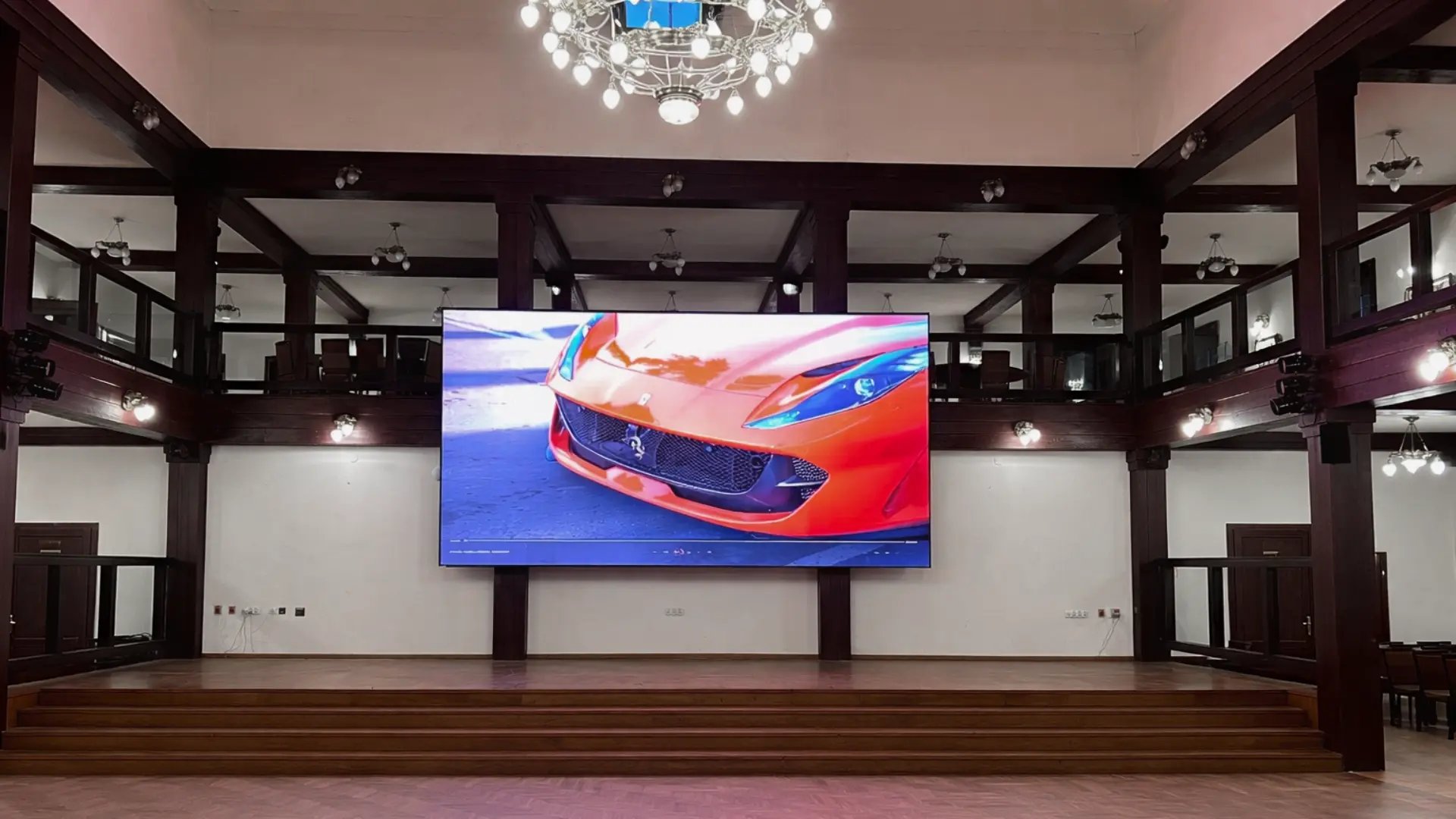 ekran led eventowy w sali bankietowej 2